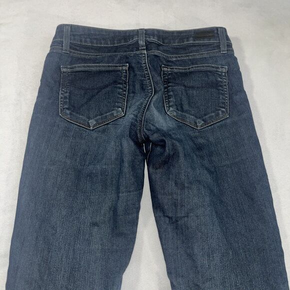 PAIGE Dark Blue Boot Cut Jeans - Picture 9 of 10